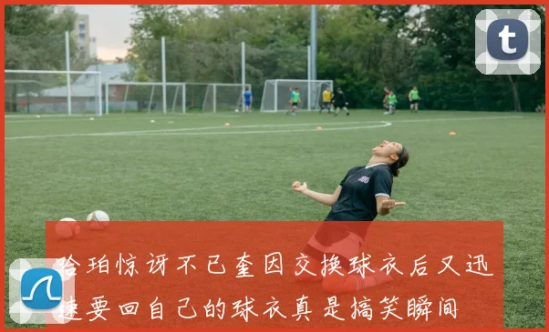 哈珀惊讶不已奎因交换球衣后又迅速要回自己的球衣真是搞笑瞬间
